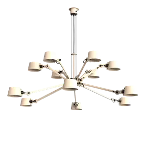 Tonone - BOLT CHANDELIER 12 ARMS - lightning white